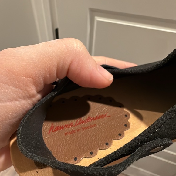 Hanna Andersson Black Slingback Clogs size 32 - Picture 2 of 6